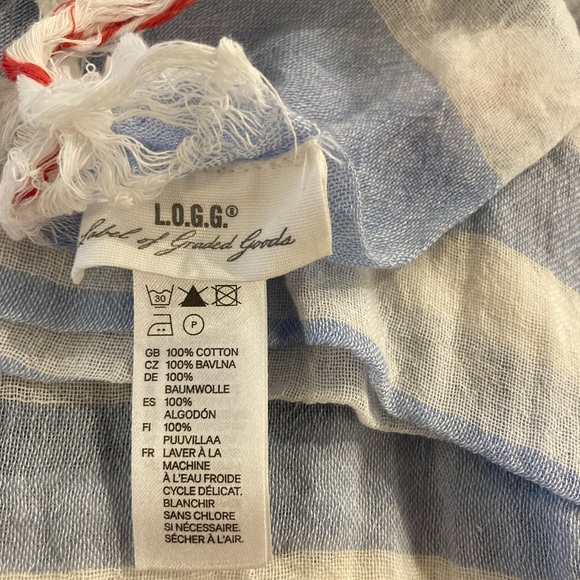 H&M | Striped Cotton Scarf - Picture 3 of 7